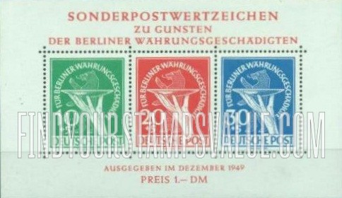 FindYourStampsValue: OCCUPATION SEMI-POSTAL - Offering Plate and Berlin Bear