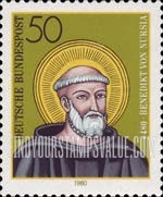 FindYourStampsValue: 1500th Birth Anniversary of St.Benedict of Nursia