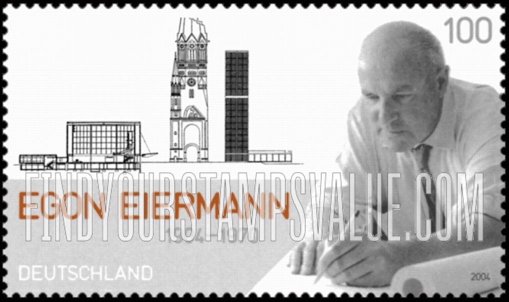 FindYourStampsValue: Egon Eiermann (1904-70), Architect