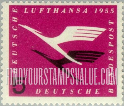 FindYourStampsValue: AIR POST - Federal Republic: Lufthansa Emblem