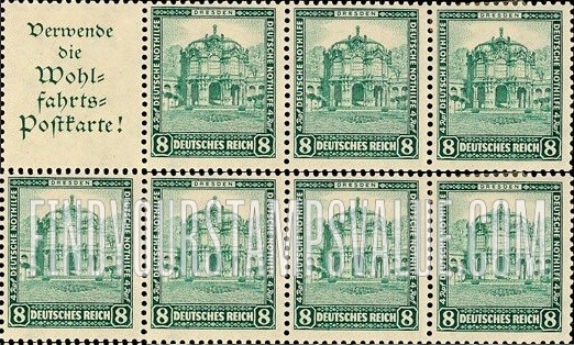 FindYourStampsValue: SEMI-POSTAL - The Zwinger at Dresden