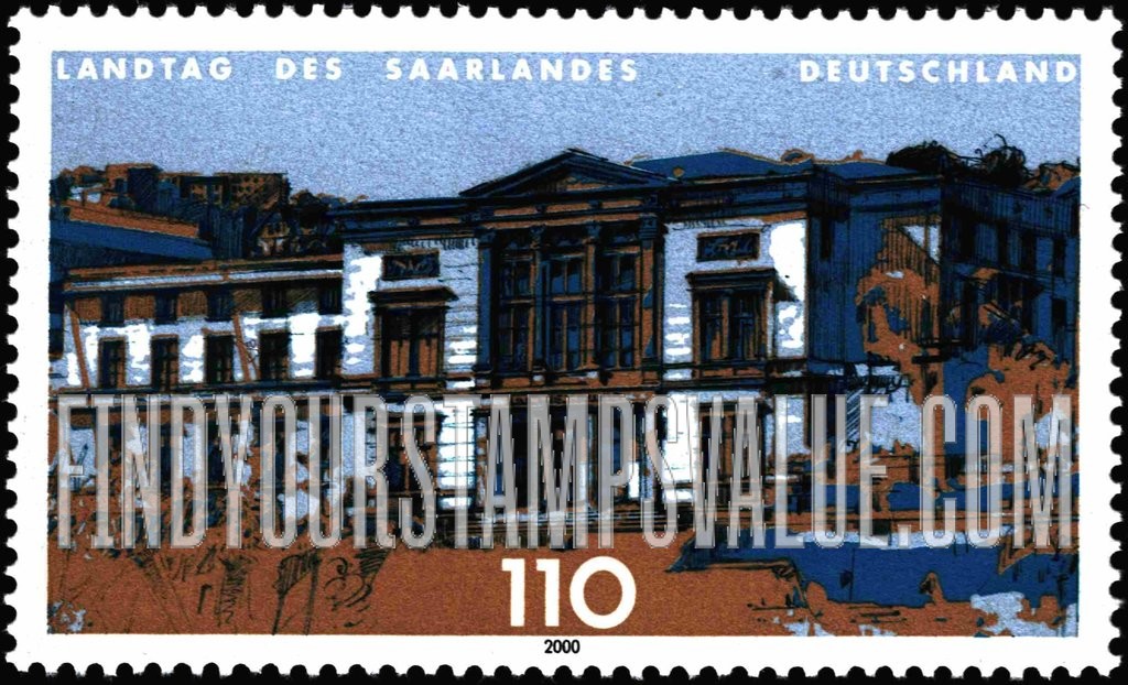 FindYourStampsValue: State Parliament Building Type: Saarland