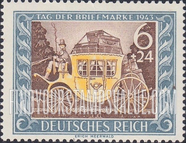 FindYourStampsValue: SEMI-POSTAL - Mail Coach