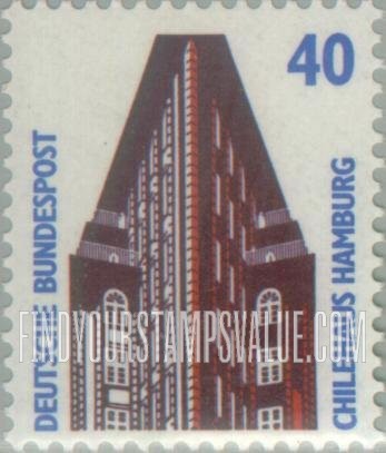FindYourStampsValue: Historic Sites and Objects: Chile House, Hamburg