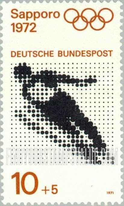 FindYourStampsValue: SEMI-POSTAL - Ski Jump