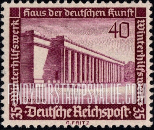 FindYourStampsValue: SEMI-POSTAL - Museum of German Art, Munich