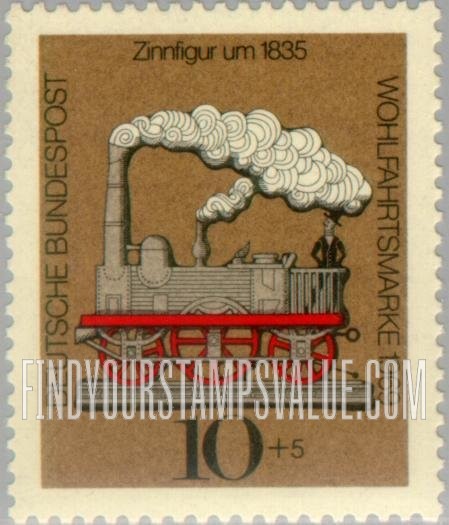 FindYourStampsValue: SEMI-POSTAL - Tin Toys: Locomotive