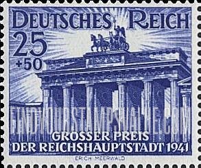 FindYourStampsValue: SEMI-POSTAL - Brandenburg Gate, Berlin