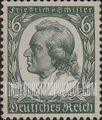 FindYourStampsValue: 175th Birth Anniversary of Friedrich von Schiller