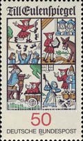 FindYourStampsValue: Till Eulenspiegel, Roguish Fool and Hero - Scenes from the Book of Till Eulenspiegel Adventures