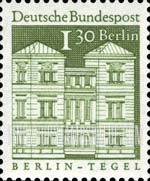 FindYourStampsValue: German Architecture of 12 Centuries - Tegel Castle, Berlin