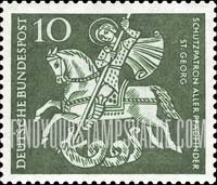 FindYourStampsValue: St.George, Patron Saint of Boy Scouts