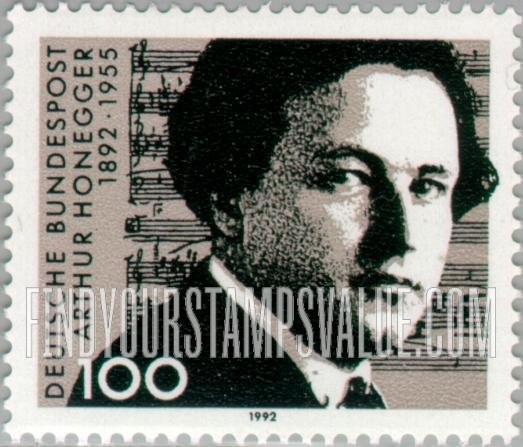 FindYourStampsValue: Arthur Honegger (1892-1955), Composer
