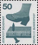 FindYourStampsValue: Accident Prevention - Nail sticking from Board
