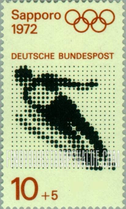 FindYourStampsValue: SEMI-POSTAL - Ski Jump