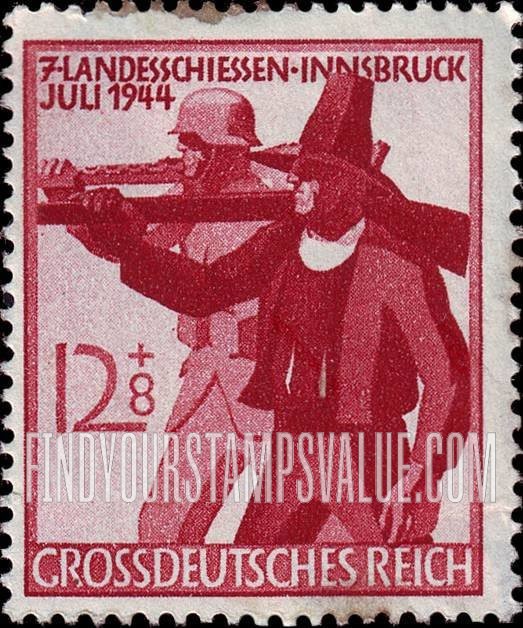 FindYourStampsValue: SEMI-POSTAL - Soldier and Tirolese Rifleman