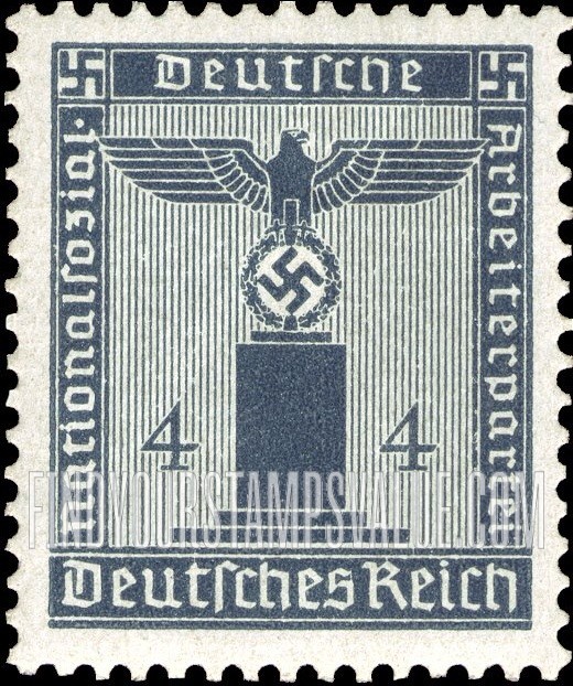 FindYourStampsValue: FRANCHISE - For use by the National Socialist German Workers’ Party: Party Emblem