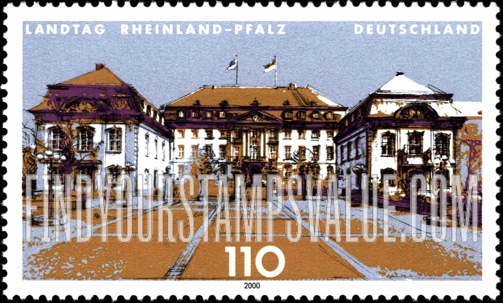 FindYourStampsValue: State Parliament Building Type: Rhineland-Palatinate