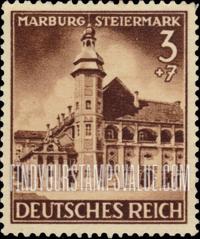 FindYourStampsValue: SEMI-POSTAL - Marburg