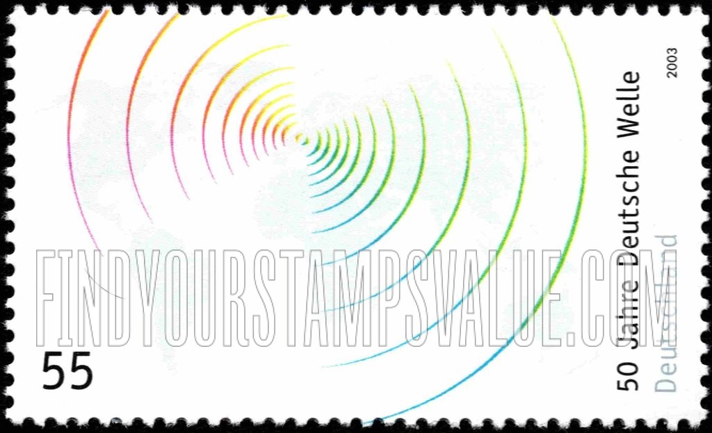 FindYourStampsValue: Deutsche Welle Radio, 50th Anniversary