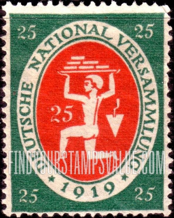 FindYourStampsValue: Rebuilding Germany: Republic National Assembly Issue