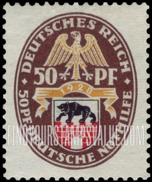 FindYourStampsValue: SEMI-POSTAL - Arms Type of 1925: Anhalt