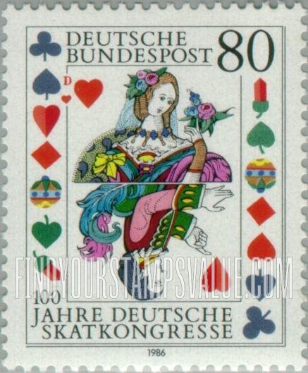 FindYourStampsValue: German Skat Congress, Centennial: Tournament card