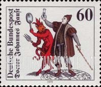 FindYourStampsValue: Doctor Johannes Faust - Mephistopheles and Faust