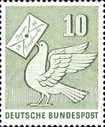 FindYourStampsValue: Pigeon holding Letter