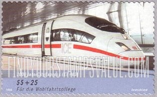 FindYourStampsValue: SEMI-POSTAL - Trains: InterCityExpress (ET403)