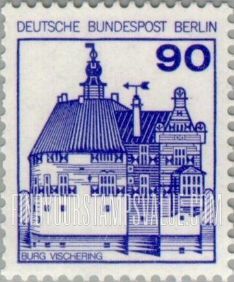 FindYourStampsValue: BERLIN - Castle Type of Germany: Vischering