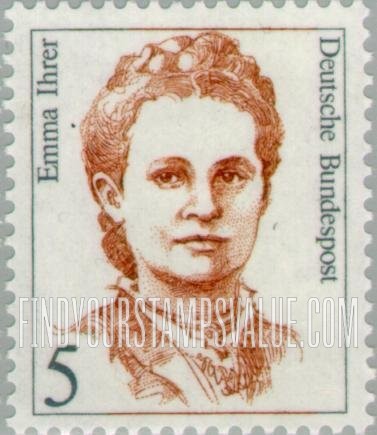 FindYourStampsValue: Famous Women: Emma Ihrer (1857-1911), politician, labor leader