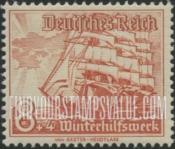 FindYourStampsValue: SEMI-POSTAL - Sailing vessel