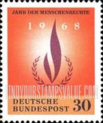 FindYourStampsValue: Human Rights Flame