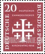FindYourStampsValue: Meeting of German Protestants (Evangelical Synod), Frankfurt-on-Main - Synod Emblem
