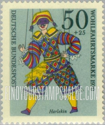FindYourStampsValue: SEMI-POSTAL - Puppets: Harlequin