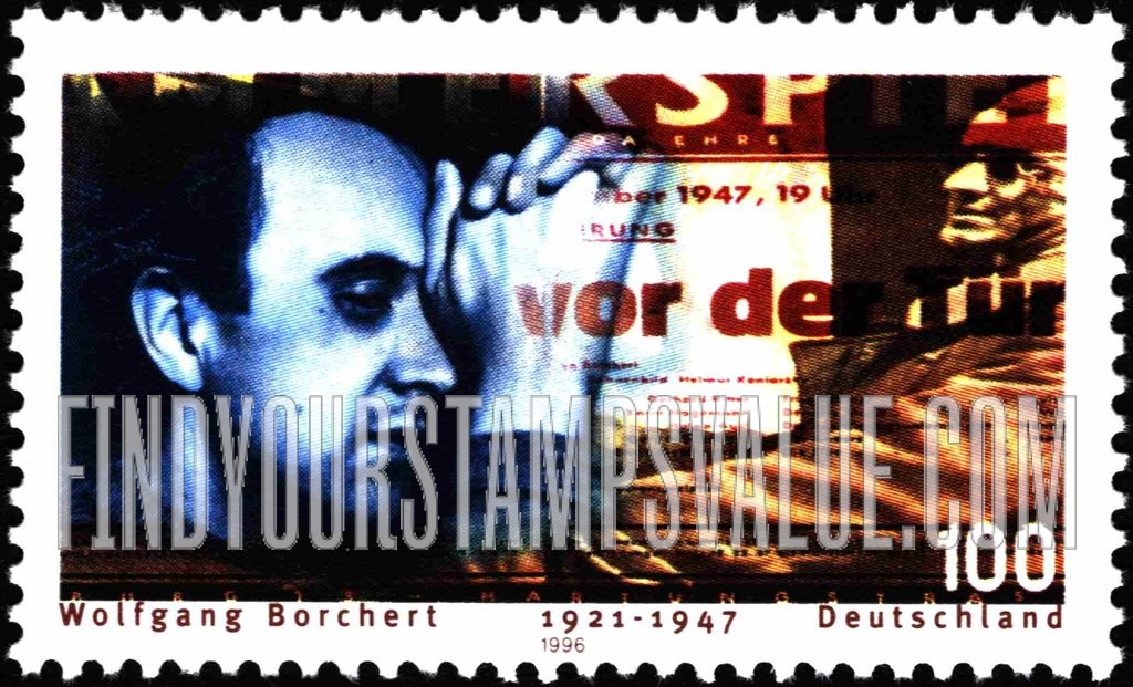 FindYourStampsValue: Wolfgang Borchert (1921-47), Writer