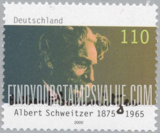 FindYourStampsValue: Albert Schweitzer (1875-1965), Humanitarian
