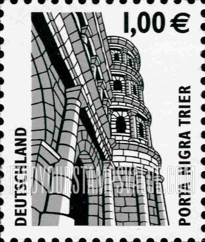 FindYourStampsValue: Historic Sites Type of 1987: Porta Nigra, Trier