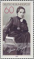 FindYourStampsValue: Birth Centenary of Agnes Miegel, Poet