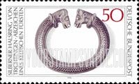 FindYourStampsValue: Archaeological Treasures - Celtic Silver Torque, 2nd-1st Centuries B.C.