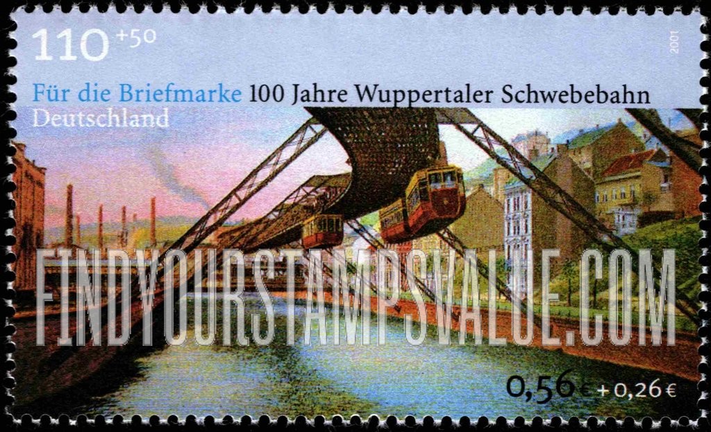 FindYourStampsValue: SEMI-POSTAL - Wuppertal Suspension Railway