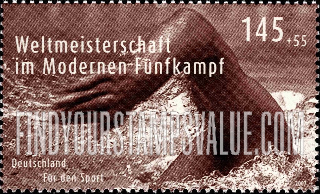 FindYourStampsValue: SEMI-POSTAL - Modern Pentathlon World Championships