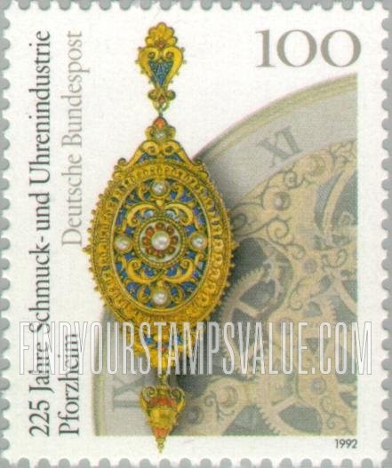 FindYourStampsValue: Jewelry & Watch Industries in Pforzheim, 225th Anniversary