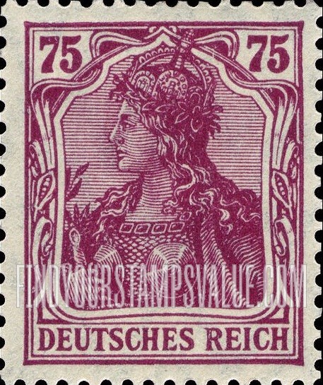 FindYourStampsValue: Germania: Germania Types of 1902-16