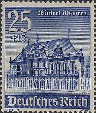 FindYourStampsValue: SEMI-POSTAL - Town Hall, Bremen