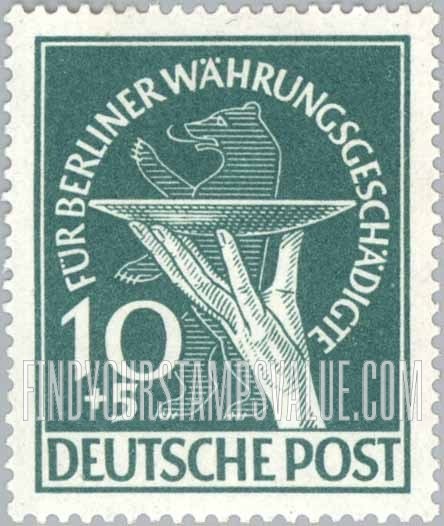 FindYourStampsValue: OCCUPATION SEMI-POSTAL - Offering Plate and Berlin Bear