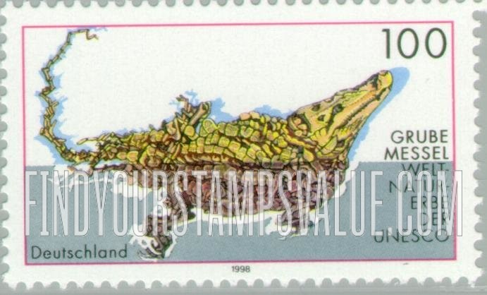 FindYourStampsValue: Grube Messel Fossil Beds