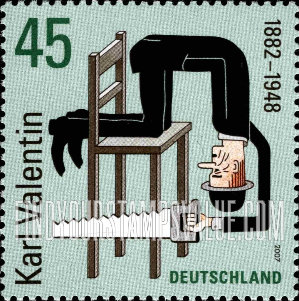 FindYourStampsValue: Karl Valentin (1882-1948), Writer