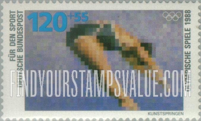 FindYourStampsValue: SEMI-POSTAL - Sports: Diving